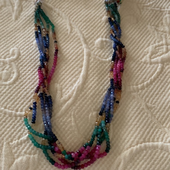 Semi precious stones multicoloured strand - Picture 6 of 6